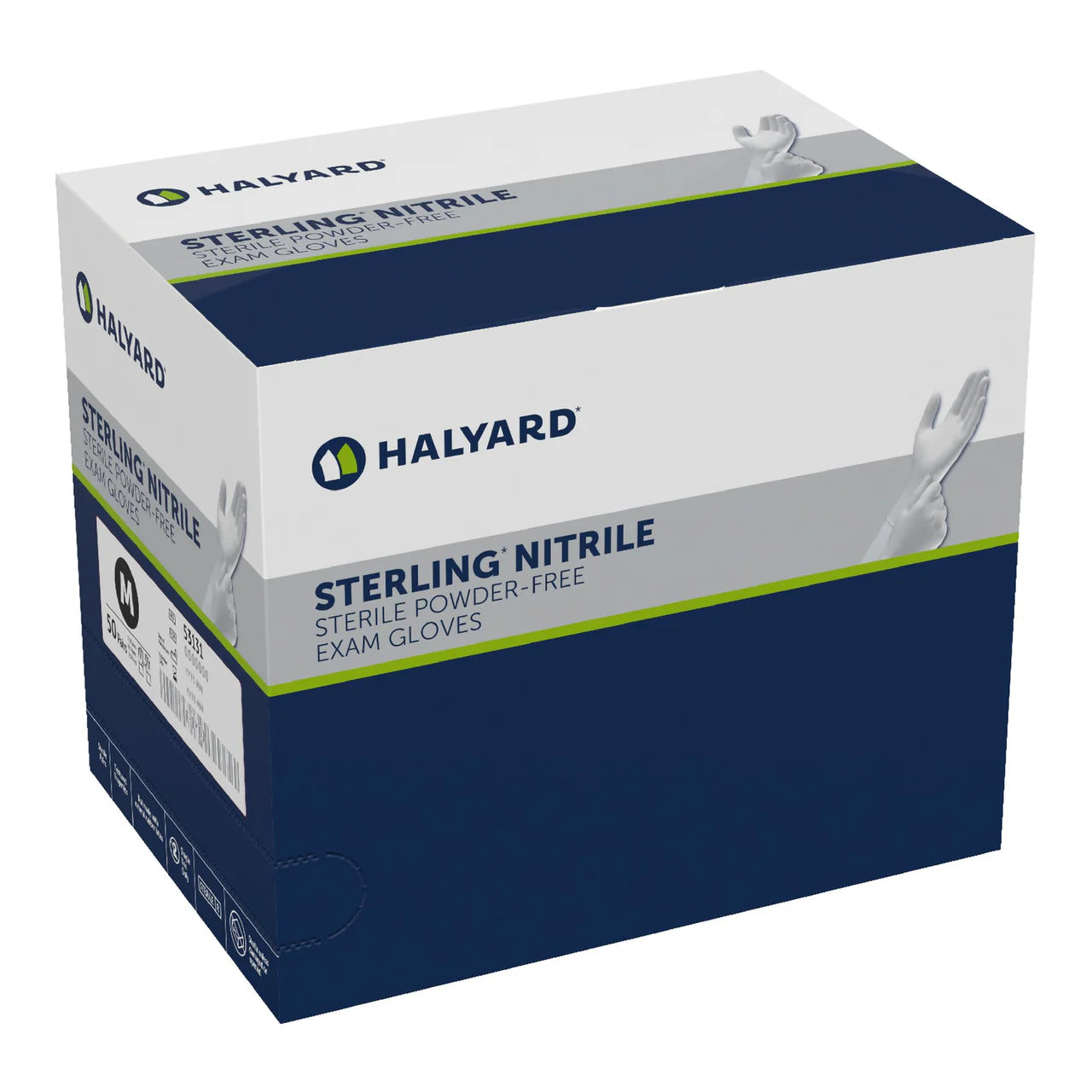 Sterling Nitrile-Xtra Sterile Powder-Free Exam Gloves (REF 33030) 400CT