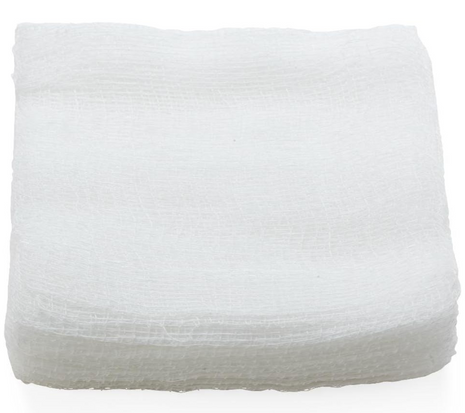 MediChoice Fluff Gauze Sponge – 4 Inch x 4 Inch, 16-Ply, Non-Sterile GZ5502 2000 CT