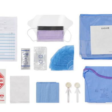 ECVC1185A Triple Lumen Catheter Insert Tray, 7Fr x 20cm, 5 Count