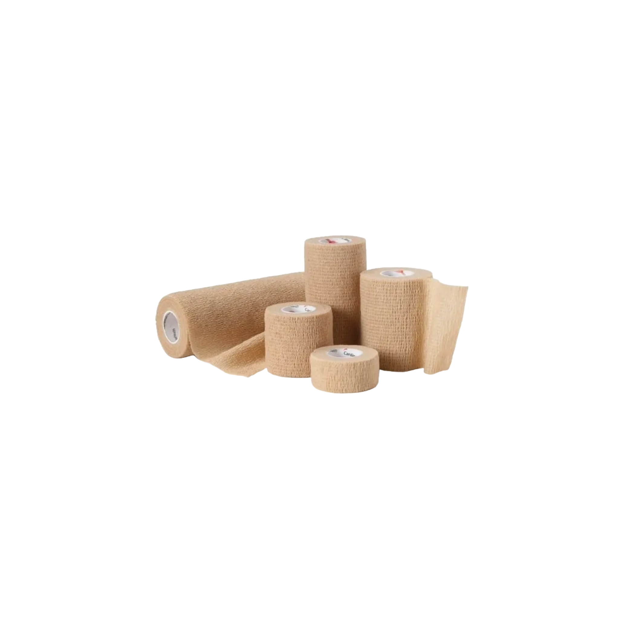 Cardinal Health CAH25S Self-Adherent Cohesive Bandages – 2 in x 5 yd, Tan