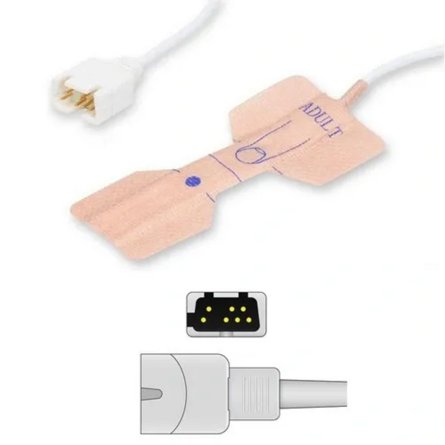 Masimo 1774 Compatible Disposable Adult SpO2 Sensors – 24/Box – Ology ...