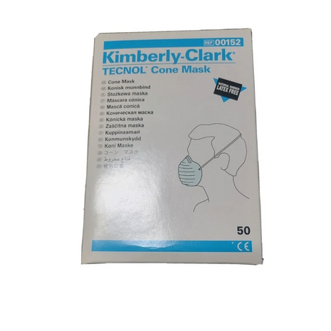 Kimberly-Clark 00152 Tecnol Cone Mask – 100/Pack (2 Packs, New)