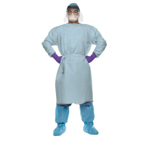 Halyard 47346-01 Chemo360 Procedure Polypropylene Gown, Blue, Large, 100CT