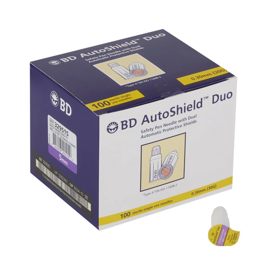 BD 329515 Needle 30G x 3/16", Duo Pen BD AutoShield, 100CT