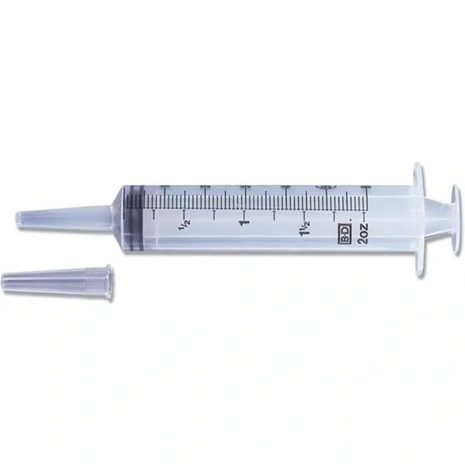 BD 309620 60mL Syringe with Catheter Tip