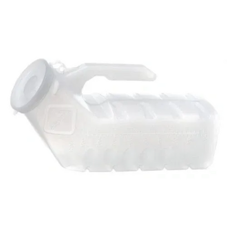 Medline DYND802355 Supreme Urinal with Clear Cover, 41CT