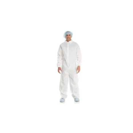 Halyard 10095-66 Extra Protection Coverall, White, Extra-Extra Large, 24CT