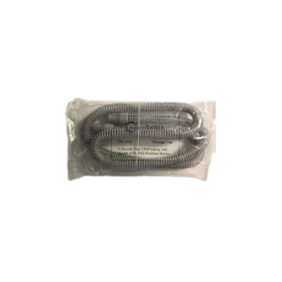 American Bantex 3800 6 FT Smooth Flow CPAP Tubing with Flexible Ends