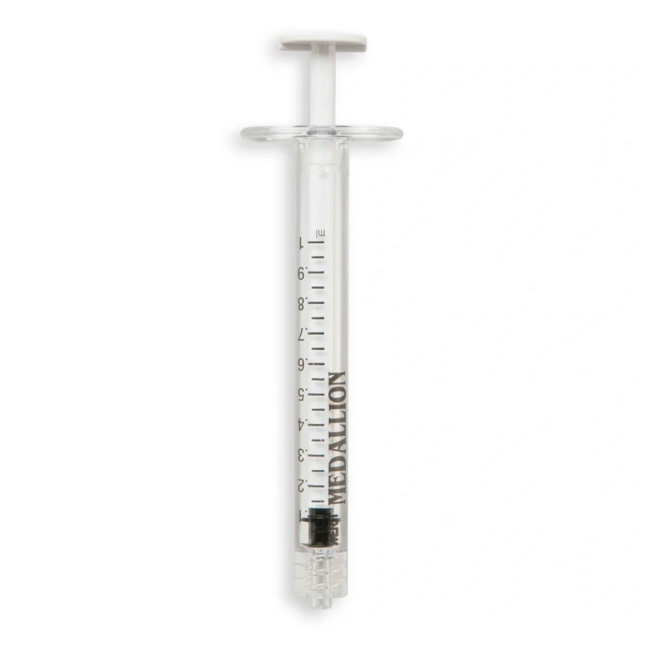 Merit MSS011 Medallion Syringe 1mL - 25 CT