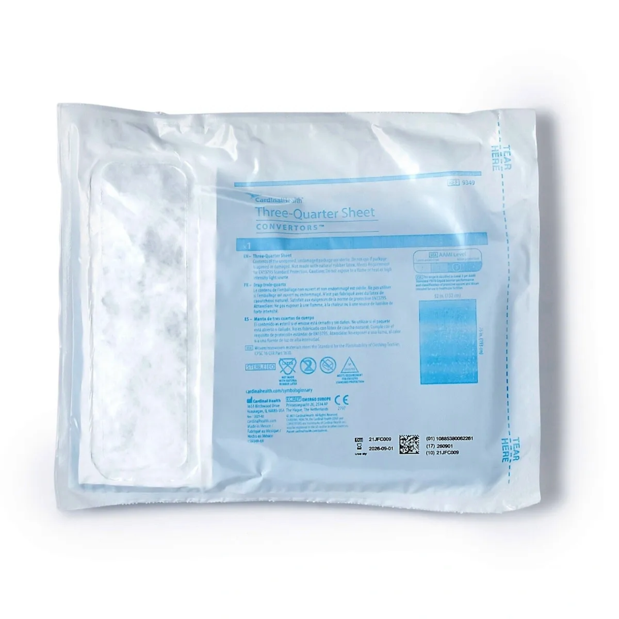 Cardinal Health 9349 Convertors General Surgery Drape Sheets and Compo ...