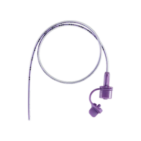 NeoConnect ENFit PVC Feeding Tube - Purple, 8FR, 90cm, 10/Box