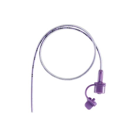 PFTM8.0V-NC ENFit PVC Feeding Tube Purple 8FR 60CM 25/Box