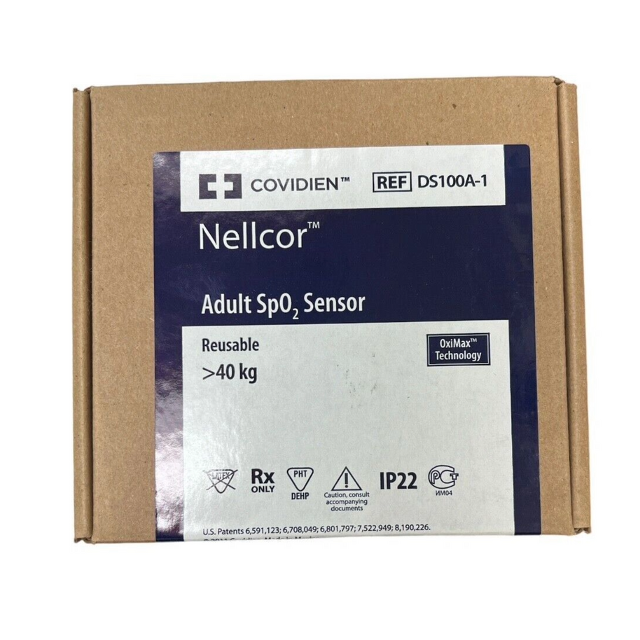 Covidien Nellcor Adult SpO2 Sensor – DS100A-1