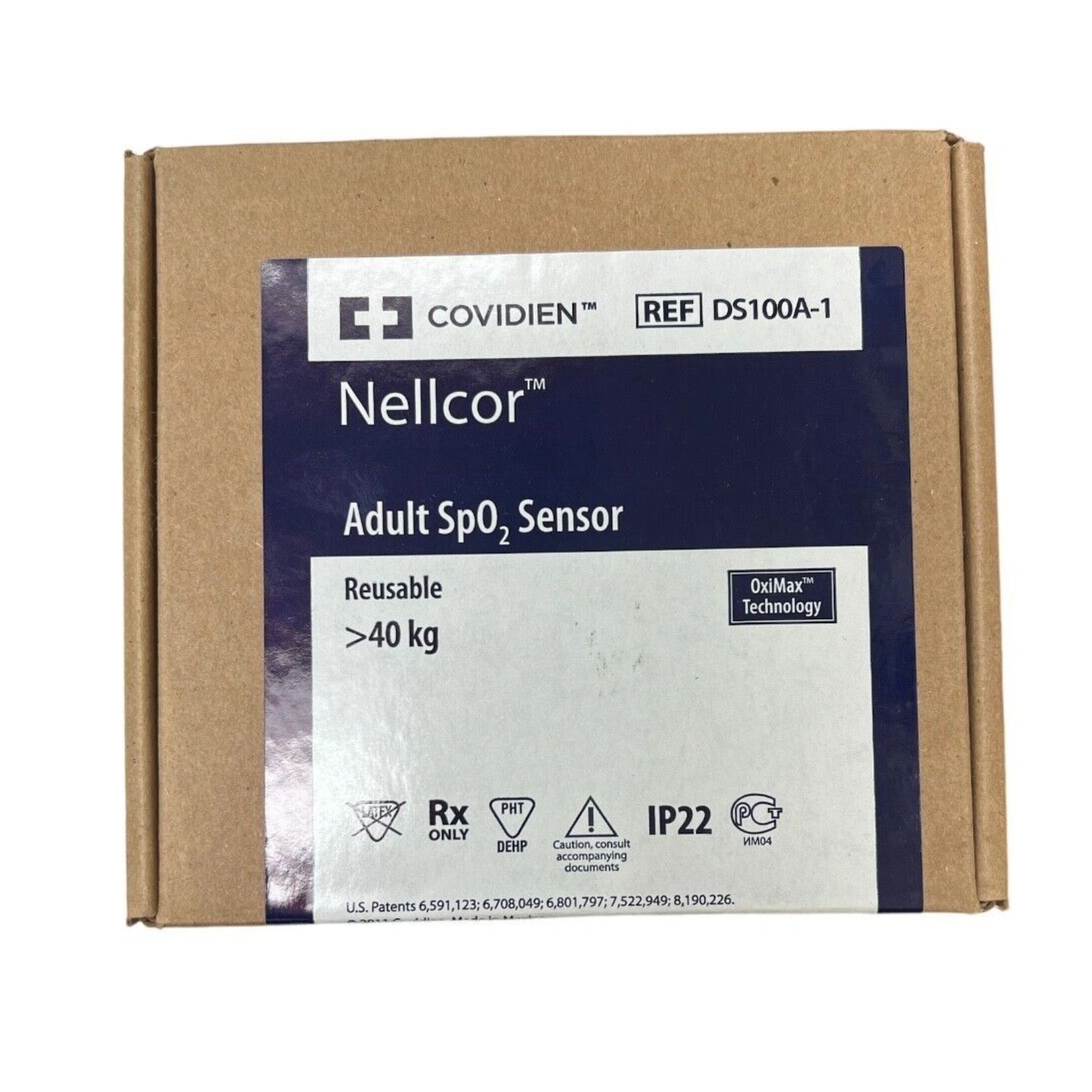 Ds100a Covidien Nellcor Adult SpO2 Sensor – DS100A-1 – Ology Supplies