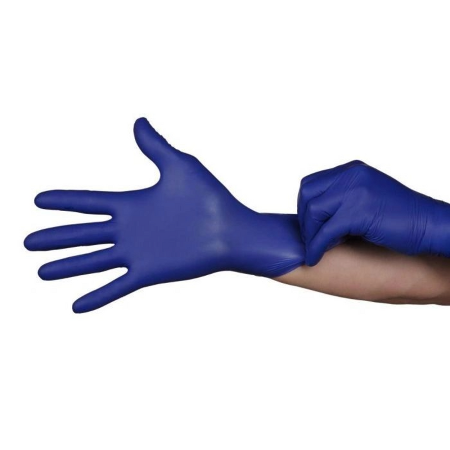 HandPRO® RoyalTouch300™ Nitrile Exam Gloves – Powder-Free, Royal Blue, Small, 300 Count