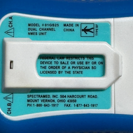 Guardian Stimulator 01GS25 – Dual Channel Swallow Stimulator, 1 Count (Used)