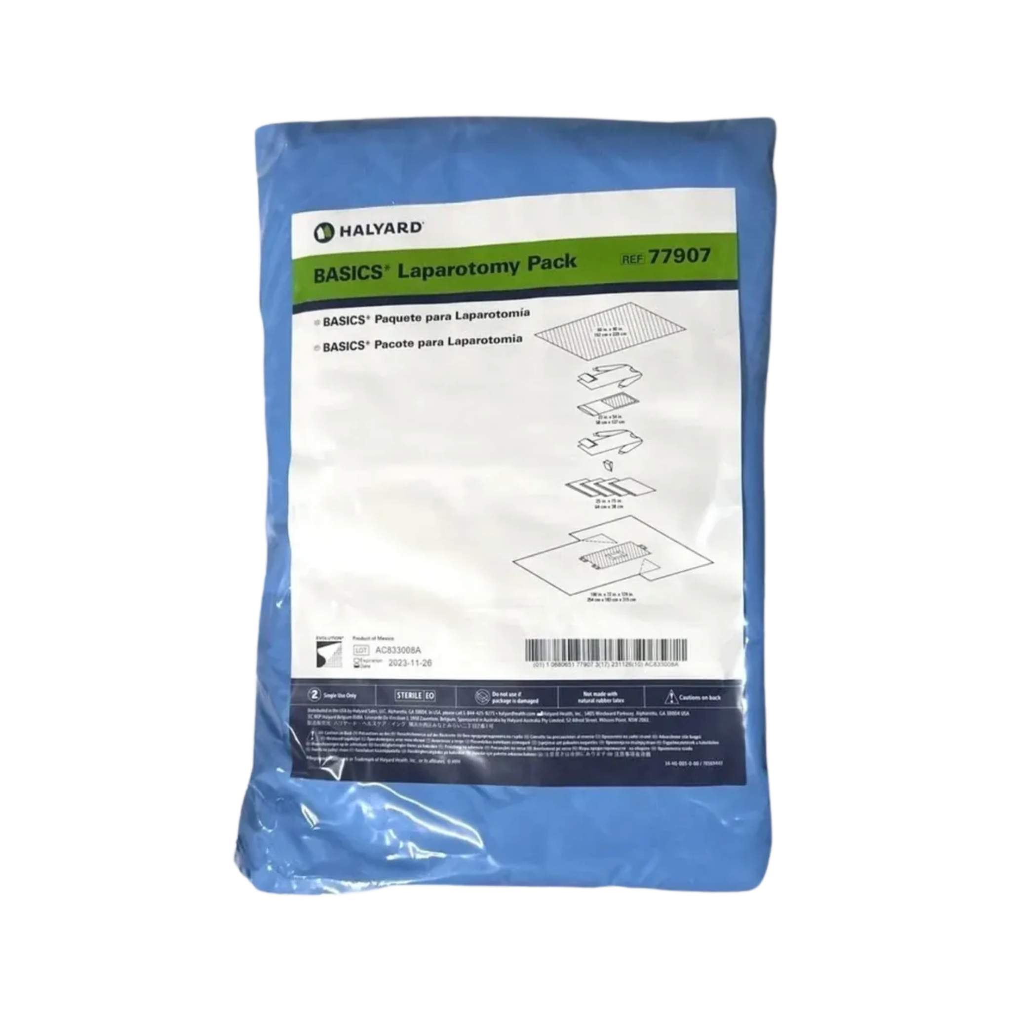 Basic Pack Ii Halyard Basics Laparotomy Pack – 1 Count – Ology Supplies