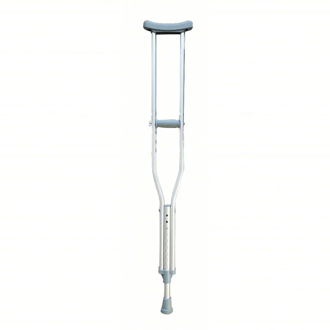 Cardinal Health Adjustable Aluminum Axillary Crutches – NovaPlus Tall (70-78”, 300 lb., 8 Count)