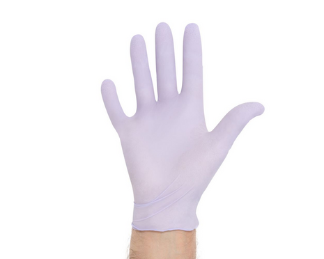 Lavender Nitrile Powder-Free Exam Gloves (REF 52817) 2500CT