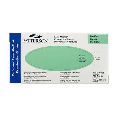 Patterson® Latex Exam Gloves – Powder-Free, Medium/Large, 1000 Count